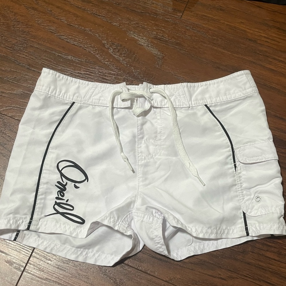 COPY - O'Neill White Board Shorts with Black Trim